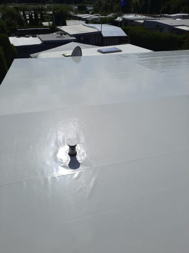 Festdach Dauerstellplatz Dach undicht, Wassereintritt, Wasserschaden, Laube, Parzelle,